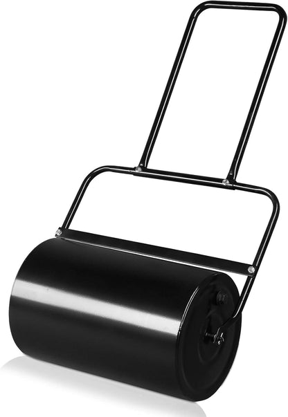 Outvita Lawn Roller, 10 Gallons Water and Sand Filled Garden Drum Roller with U Shaped Handle Tow