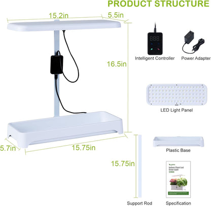 Indoor Garden Led Grow Light, Herb Kitchen Garden Grow Kit, Full Spectrum LED Plant Light for