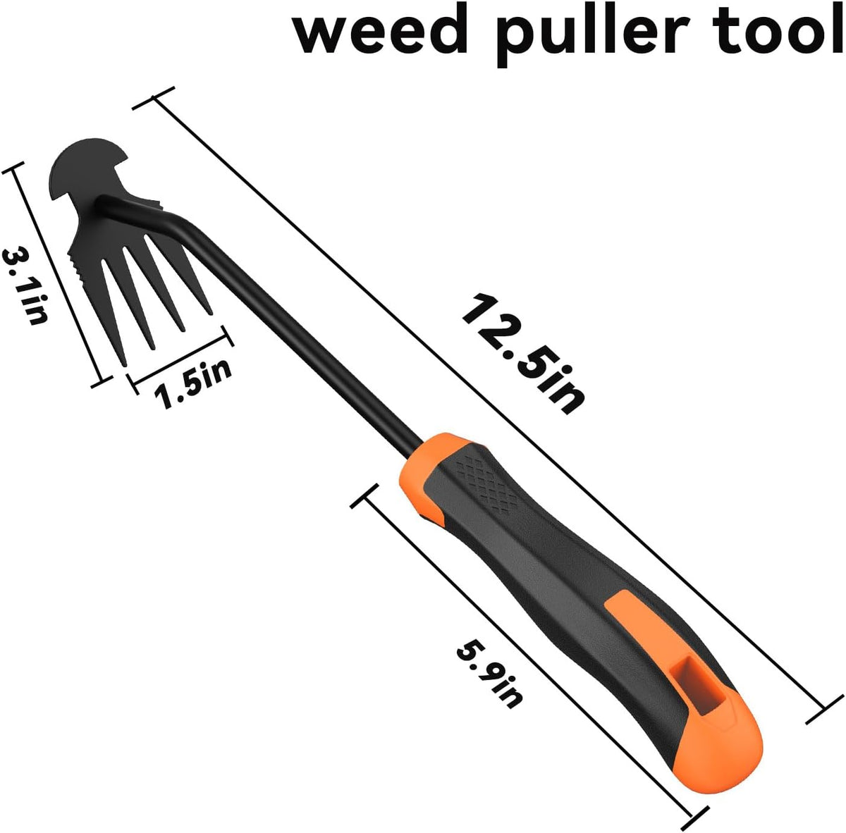 Weed Puller Tool,Portable Garden Hand Tool for Weed Removal,2024 New Garden Weeder Tool Stainless