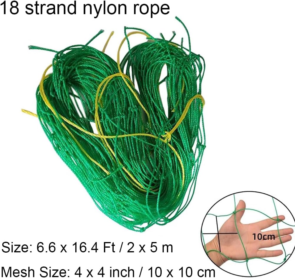 Garden Netting & Trellis Netting Garden Net for Climbing Plants Grape Tomato Green Bean Cucumber