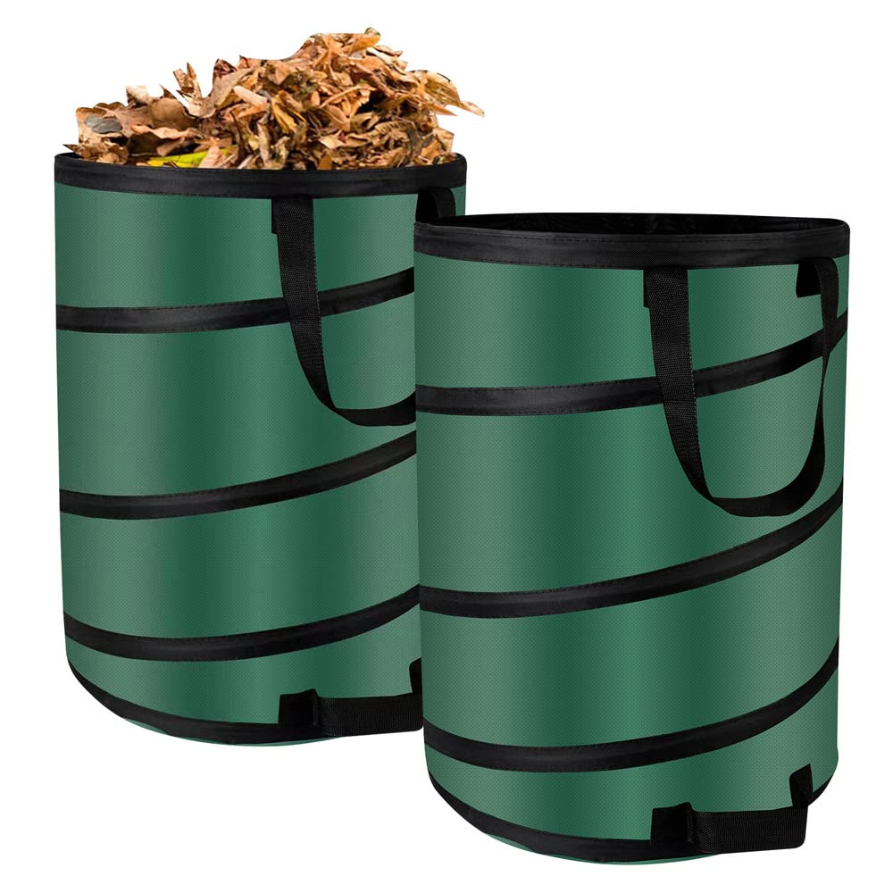 Pop Up Trash Can, Collapsible Trash Can, 600D Waterproof Oxford Cloth Foldable Camping Recycling