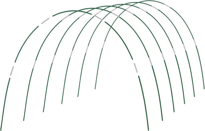 PHYEX Garden Hoops Greenhouse Hoops for Row Covers & Raised Beds, Rust-Free Fiberglass Frame, DIY