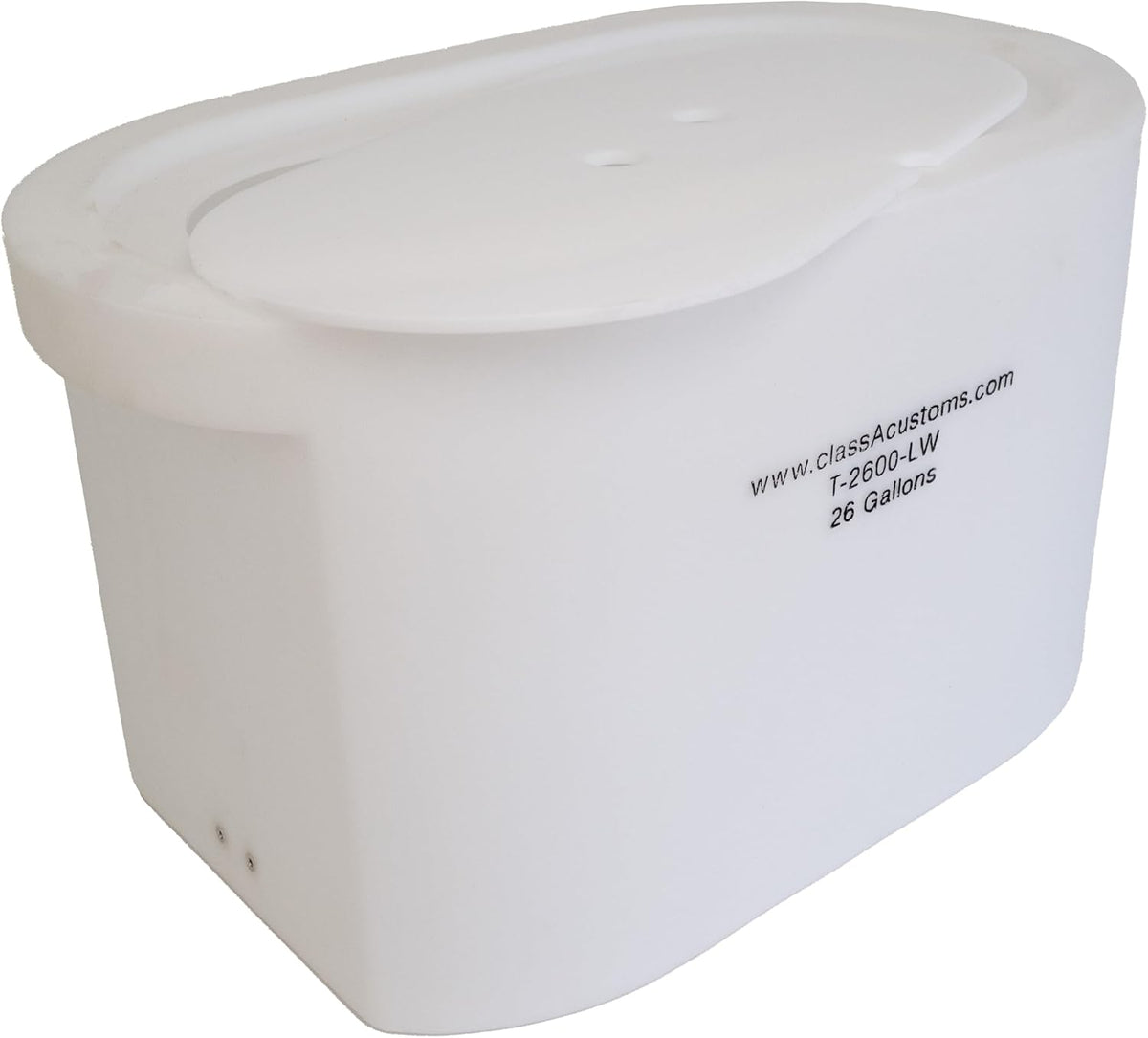 classAcustoms Marine T-2600-LW 26 Gallon Livewell/Baitwell for Live Fishing Bait, and Keeping