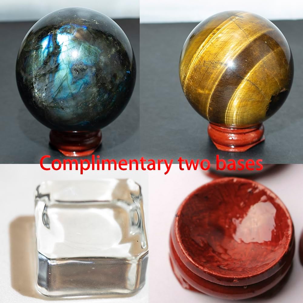 4-5CM/1.58-1.97inch Ttiger Eyes Crystal Ball Polished Natural Tiger Eye Stone Sphere Decorative