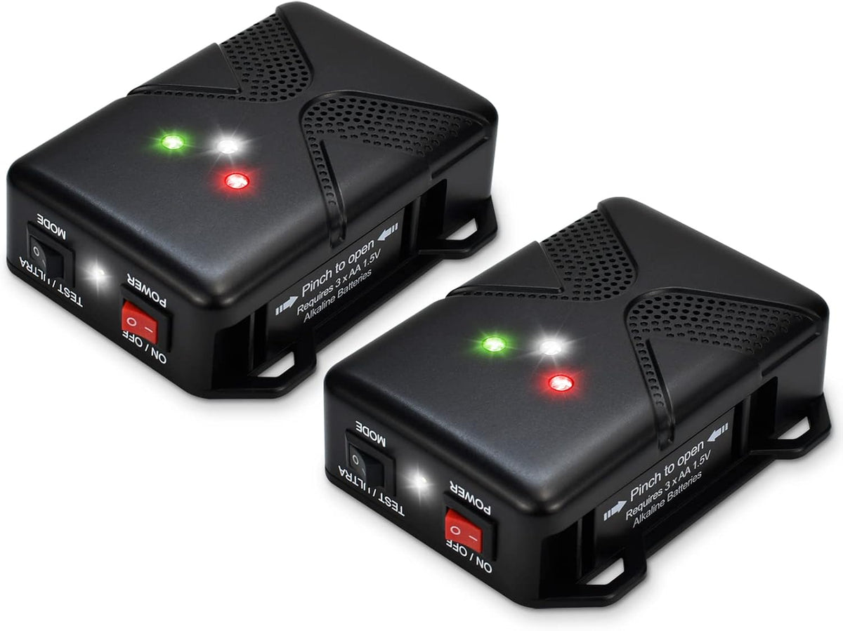 Ultrasonic Rodent Repellent for Car Engine - Battery Powered Under Hood Animal Repeller with