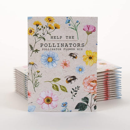 Bentley Seed Co. | Help Pollinators Kraft Bee! | 25 Non-GMO, Non-Coated Pollinator Wildflower Seed