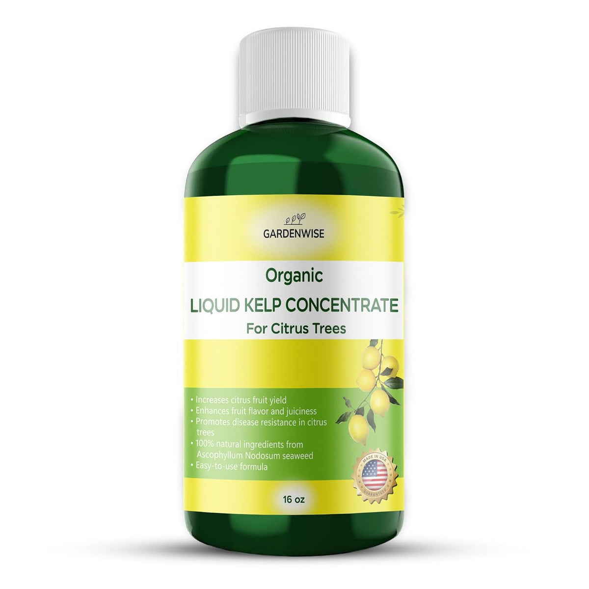 Organic Premium Kelp Seaweed Fertilizer: All-in-One Citrus Tree Fertilizer for Meyer Lemon, Lime
