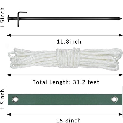 Heavy Duty Steel Tree Stake Kits Tree Stakes and Supports for Leaning Trees Tree Staking and