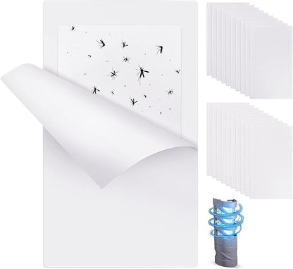 Qualirey 20 Pack Replacement Fly Glue Boards, Compatible with Gardner FlyWeb Fly Classic and Plus