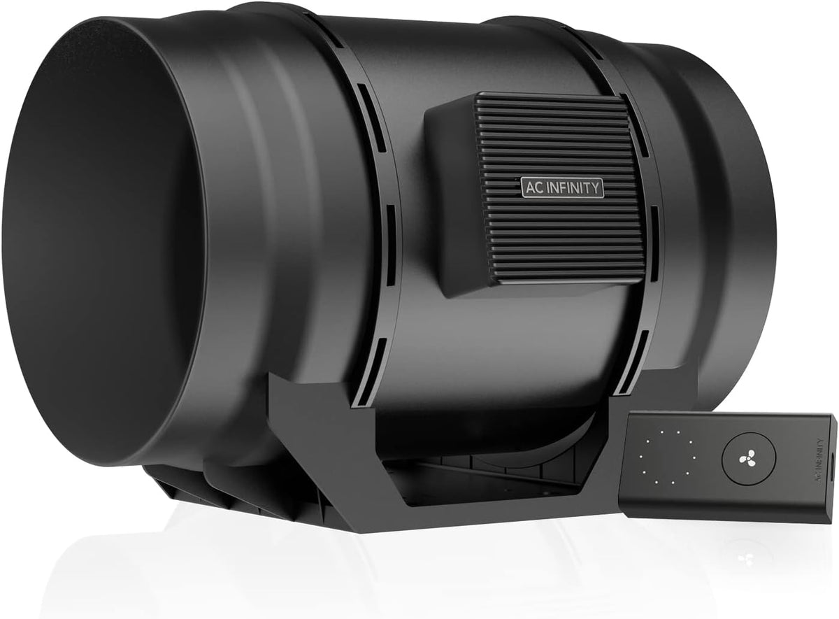 AC Infinity CLOUDLINE A8, Quiet 8" Inline Duct Fan with Speed Controller, EC Motor - Ventilation