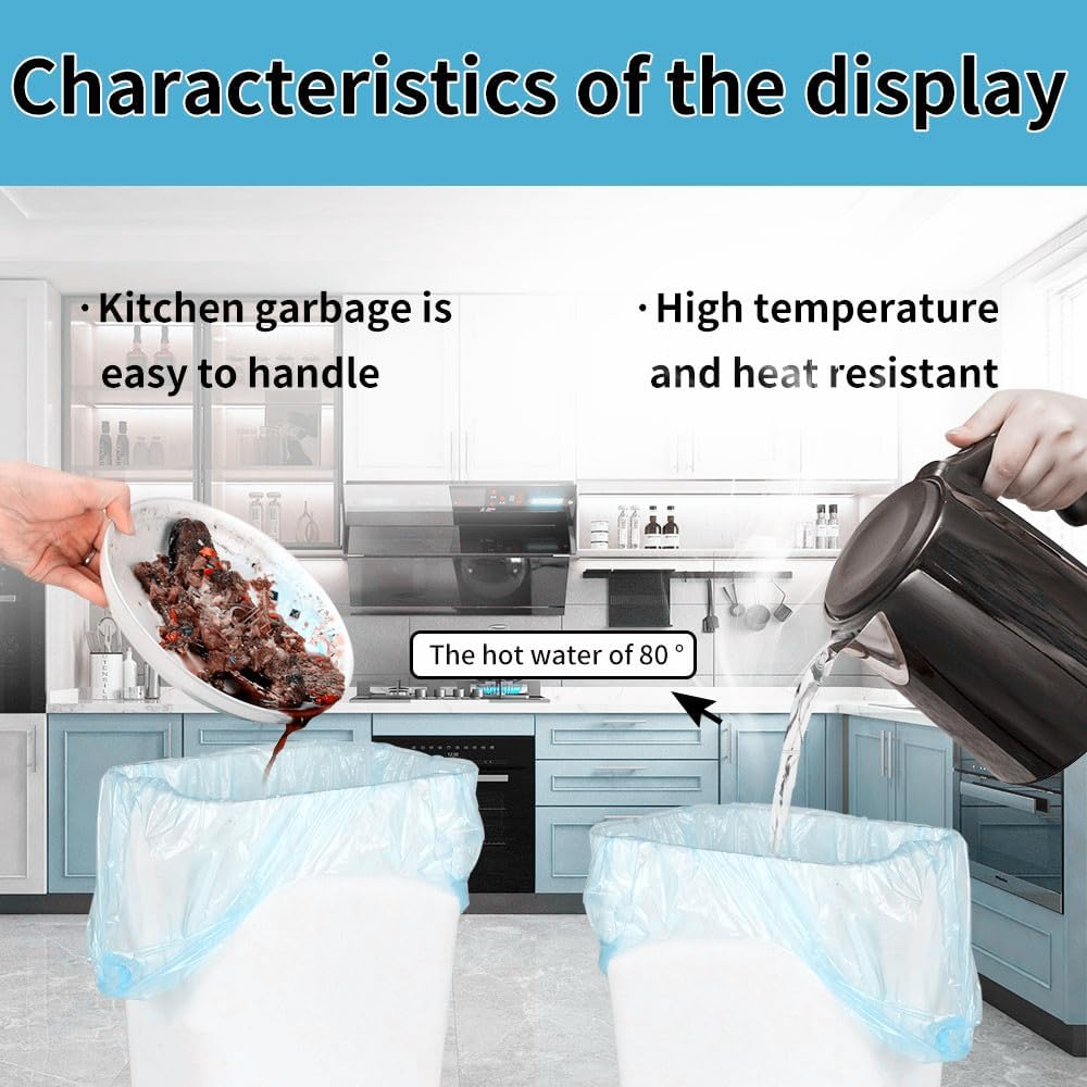 Small Trash Bags 240 Count Garbage Bags SWIHELP Waste Basket Liners for Bathroom, Kitchen,Bedroom