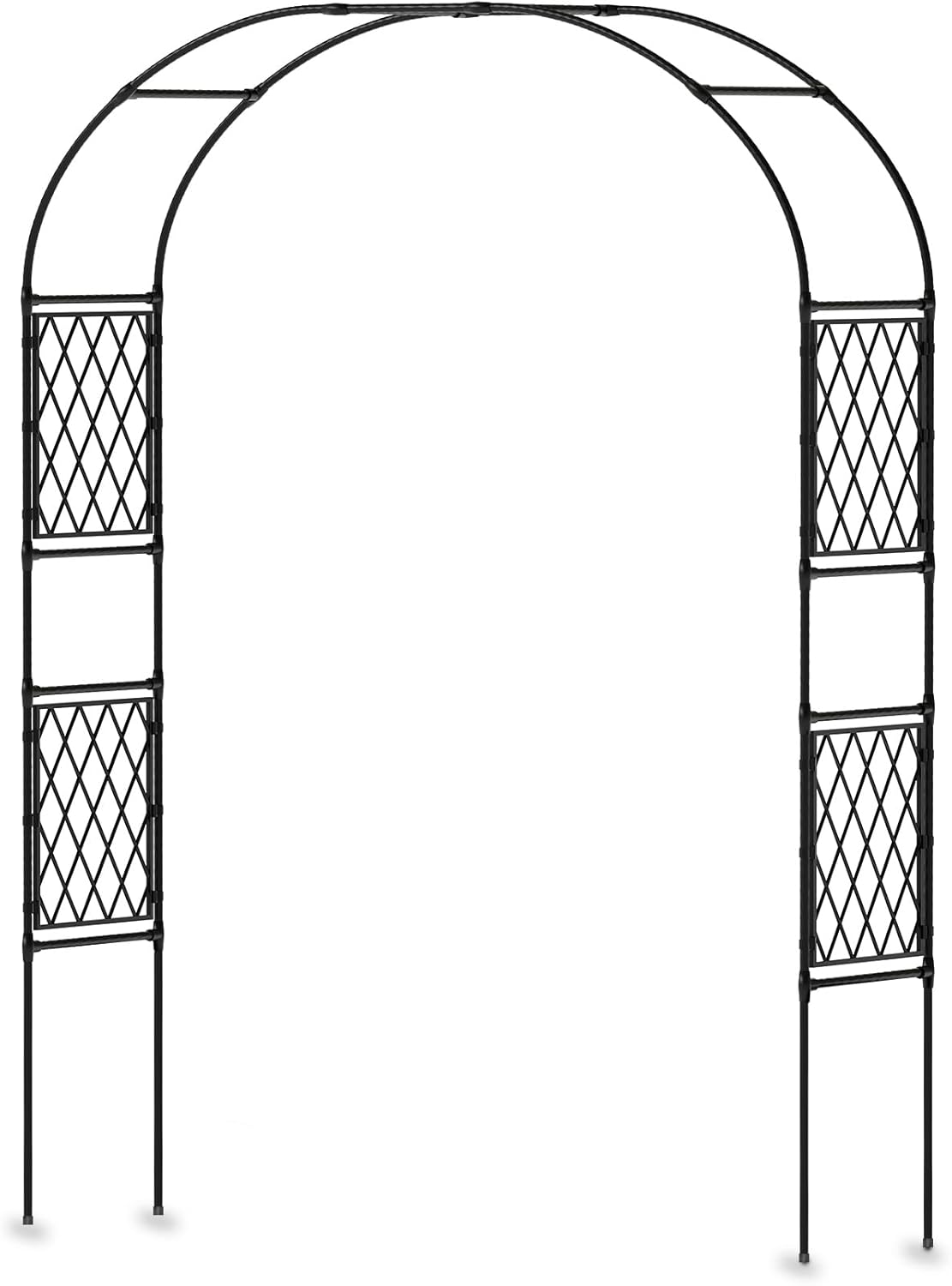 Metal Garden Arbor, Garden Arch Trellis for Climbing Plants, Decorative Archway Wedding Arch Frame