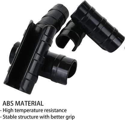 50 PCS 1 inch Greenhouse Clamps Clips 26mm Black ABS Snap Clamp Tube Clip Garden Buildings Tube