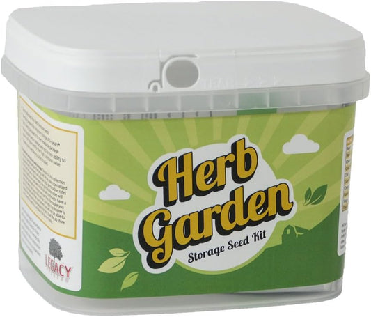 Garden Survival Seed Assortment - Over 50,000 Non-GMO, Heirloom Dried Survival Gardening Seed Vault