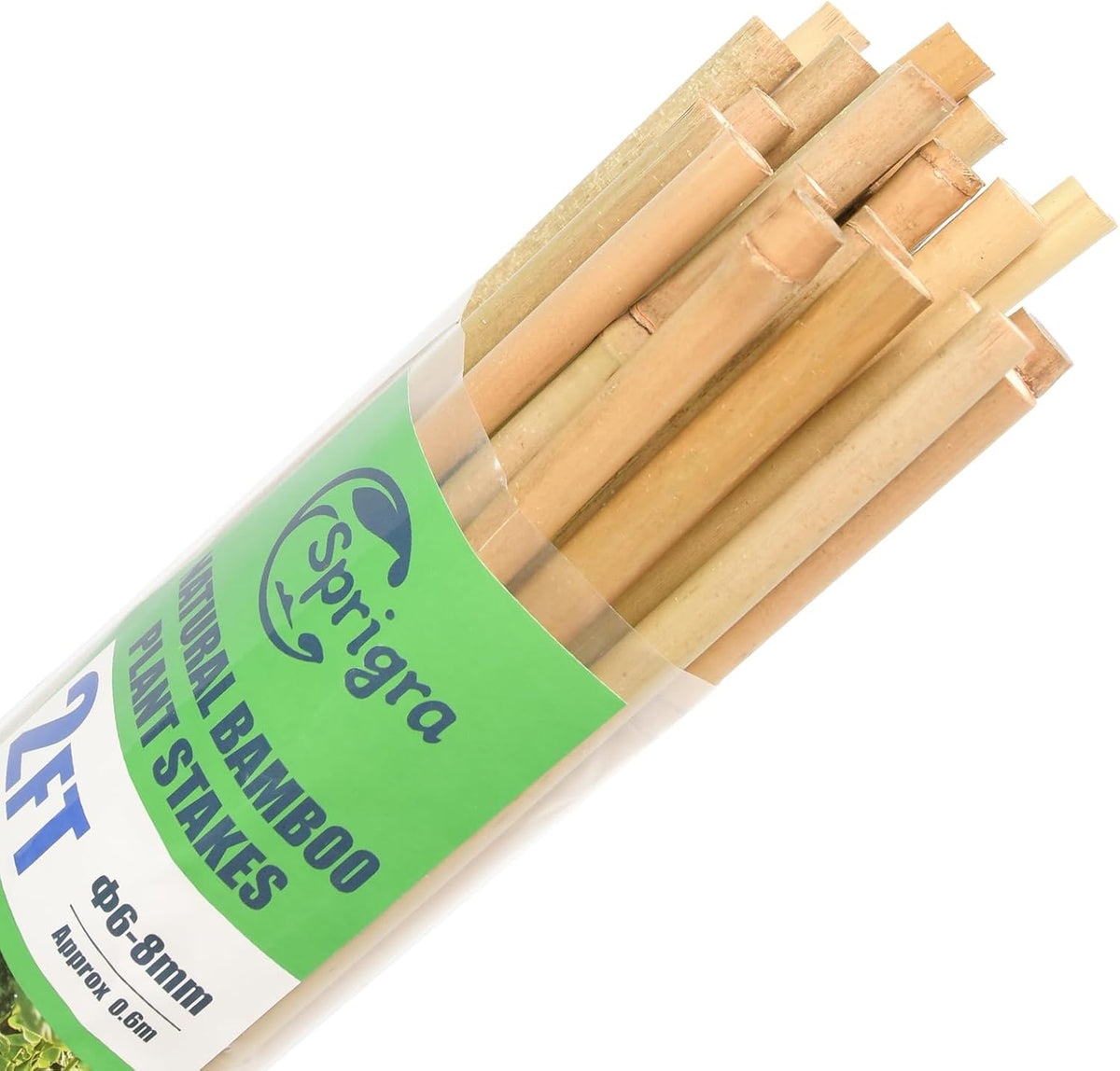 Bamboo Stakes 2FT 35pcs, 24 inch Garden Stakes Multi-Purpose, Bamboo Plant Support Stakes for