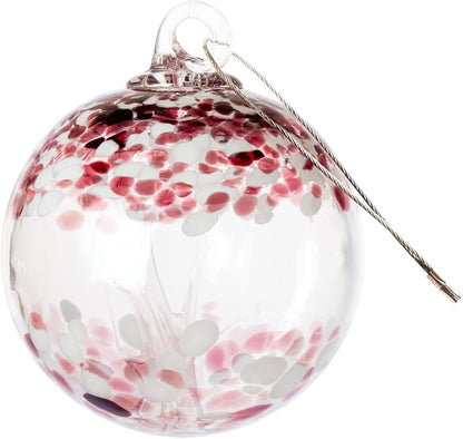 Dale Tiffany Hand Blown Glass, 6" Diameter Enchanted, Tree of Life Collection, Witch Globe Hanging