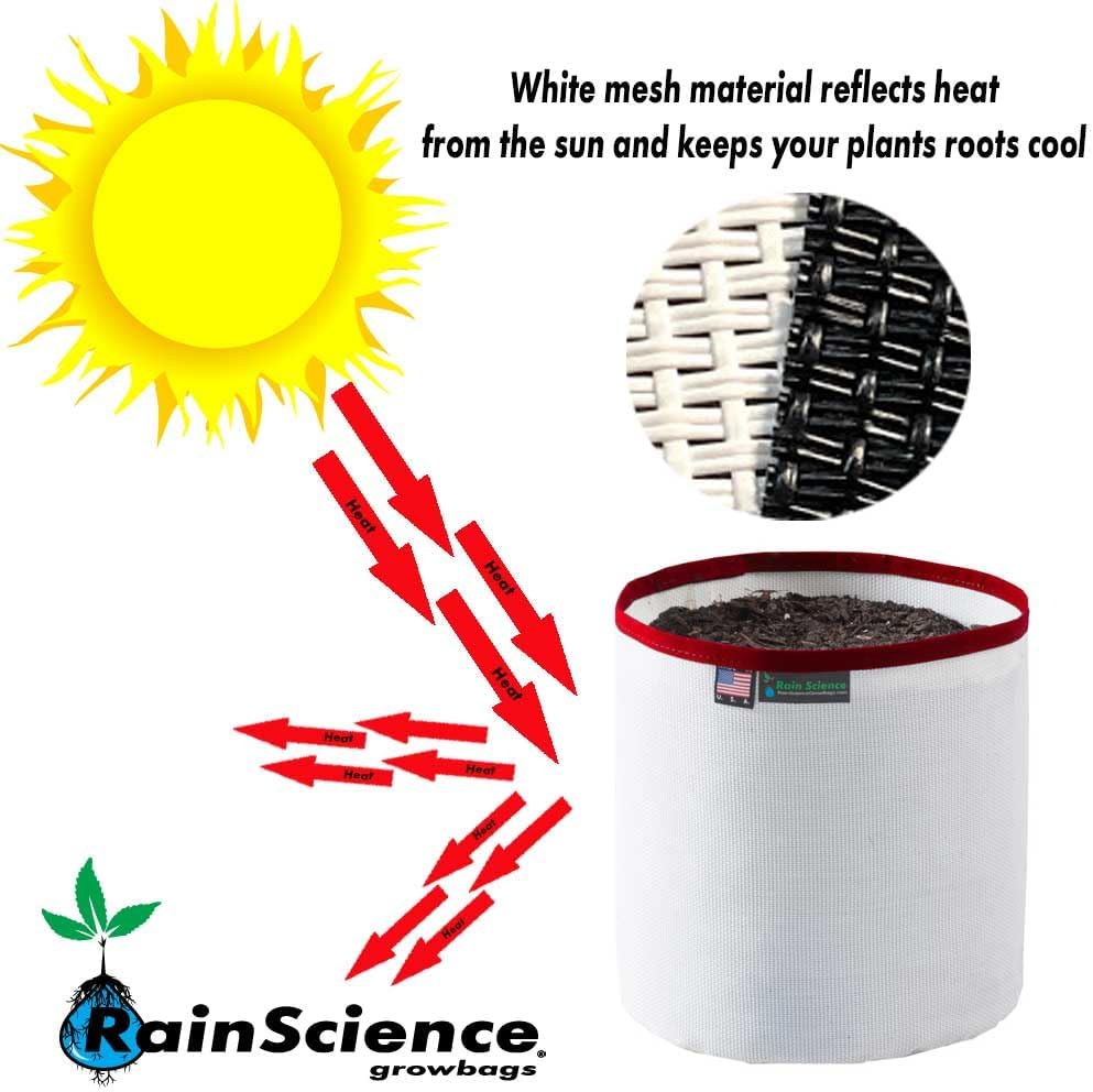 Grow Bag 3 Gallon, Planting Pots - Colorful Plant Grow Bags Pots Gardening Vegetable - Air Pruning