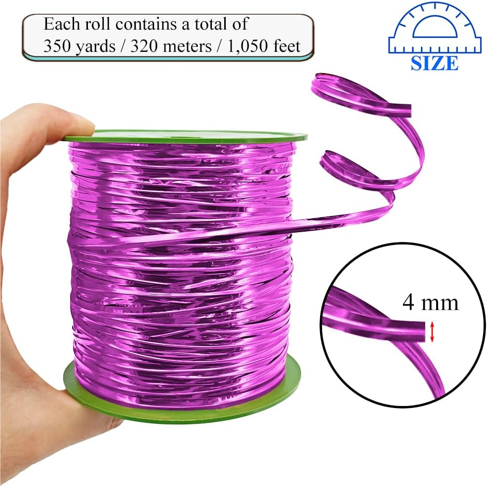 HAHIYO 350Yards/1050Feet/320M Rose Red Metal Twist Ties for Bread Candy Coffee Plant Garden
