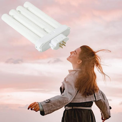 27W Daylight FML Light Bulb | 4-Pin Quad Base | Compatible Replacement for FLC27D FLF27D | Pure