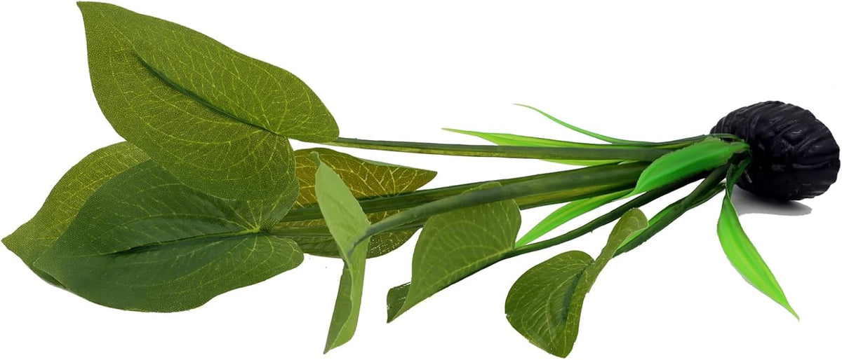 Silk Aquarium Plants for Betta Fish Tank, 2 Pcs 7.8 Inch Small Silk Aquarium Plant Aquatic Water