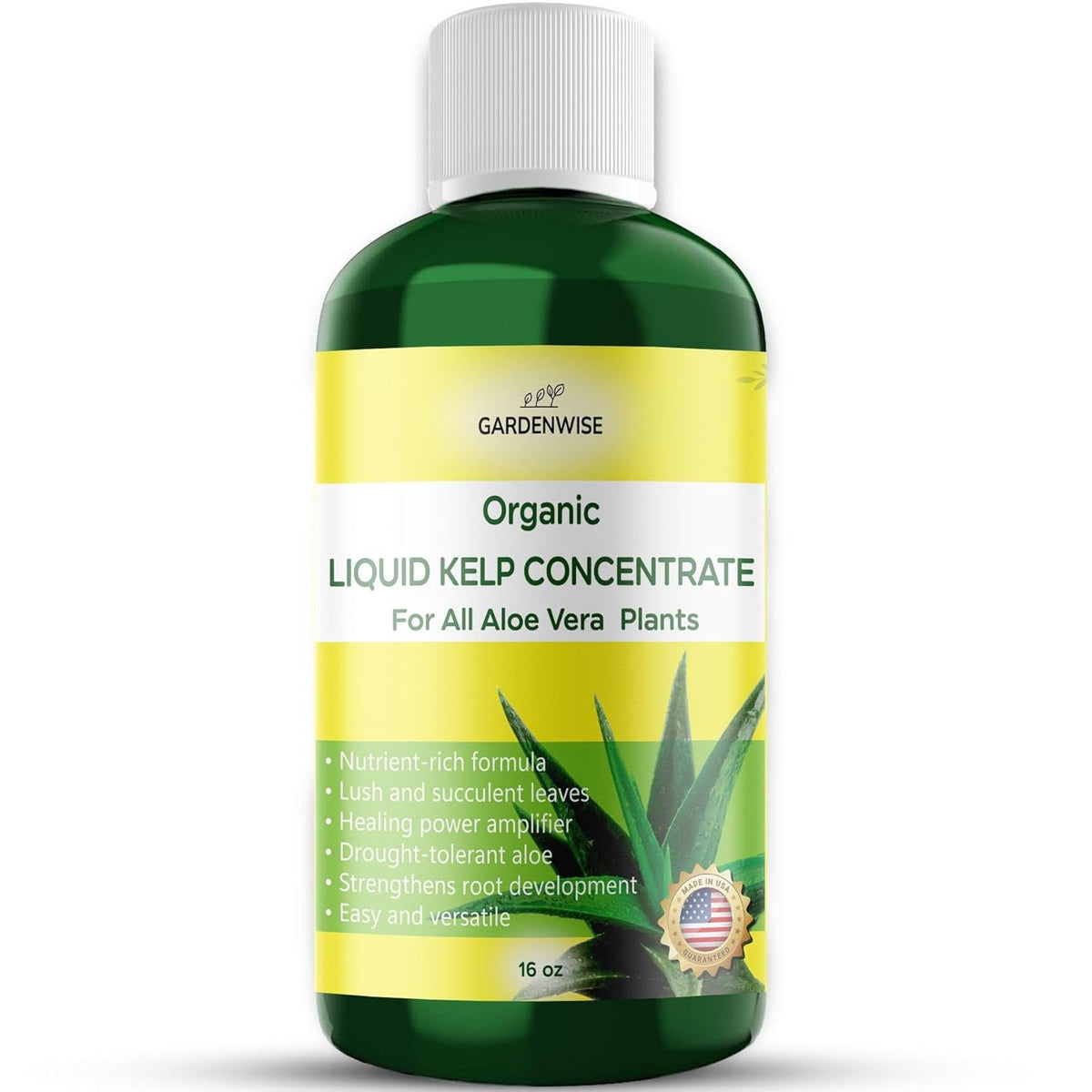 Organic Premium Kelp Seaweed Fertilizer - Liquid Hydroponics Fertilizer - Liquid Plant Food