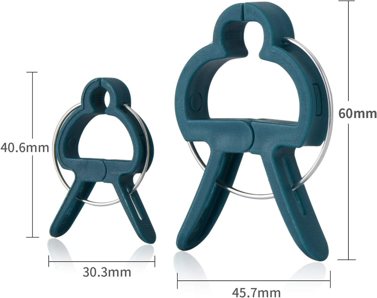 60PCS Plant Clips 2 Sizes Adjusting Reusable Garden Plant Supports Clips for Supporting Stems of