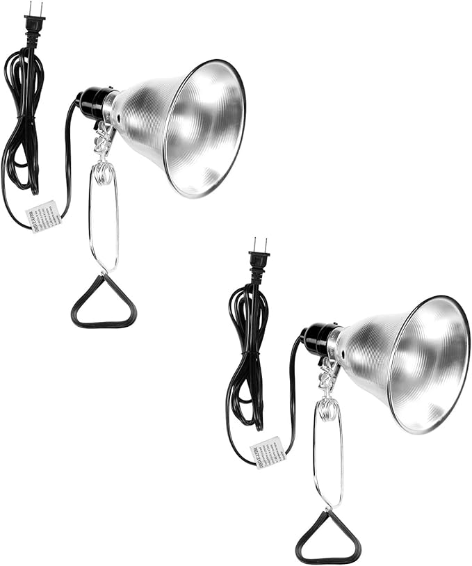 Simple Deluxe Clamp Lamp Light 60 Watt with 5.5 Inch Aluminum Reflector (no Bulb Included), 6 Feet