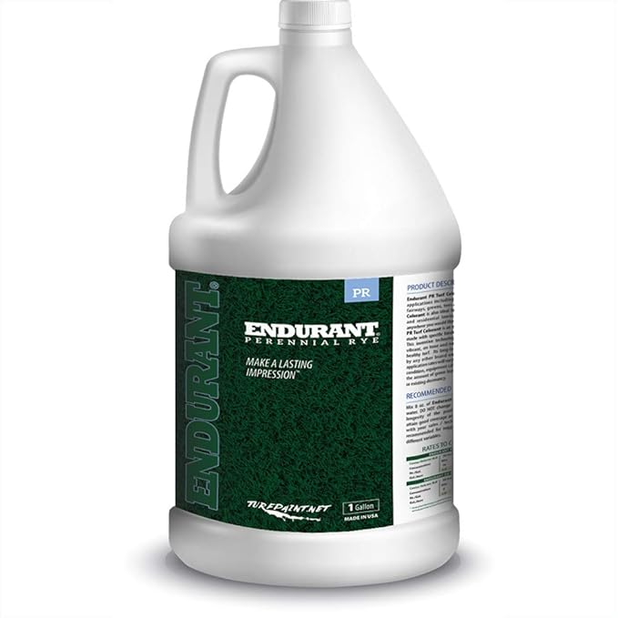 Endurant Turf Colorants - Perennial Rye Spray Green Grass Paint for Lawns - Revives Dry, Patchy