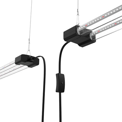 DYMOND Boostgro LED Seed Starter Grow Light 4FT Full Spectrum Linkable 5000k Daylight + 660nm Red +