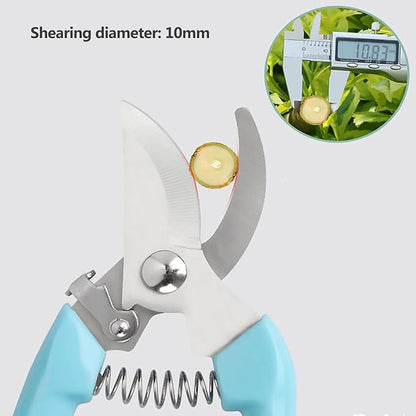 Premium Garden Shears, Pruning Scissors Gardening Tools, Pruners For Flower, Bushes, Rose And Fruit