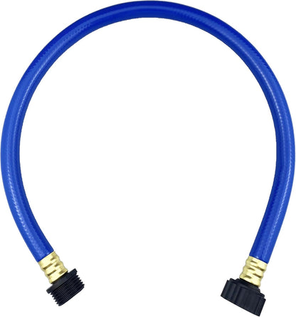 PVC Garden Hose 1/2 Inch, Flexible Water Hose with Male and Female Fittings, No Leaking, Heavy