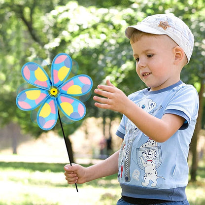 4PCS Wind Spinners for Yard and Garden, Lawn Yard Decorations Pinwheels Colorful Whirligigs