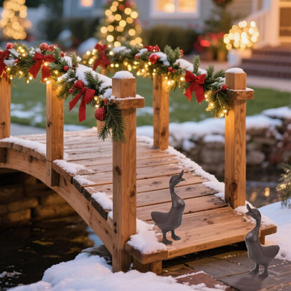 Cast Iron Duck Garden Concrete Garden Statues Duck, Garden Yard Pond Decor Rustic Antique