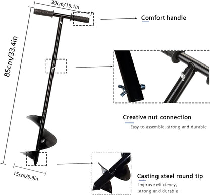 Compost Turner Aerator,Compost Stirrer Tool for Outdoor Composting Manual Compost Bin Aerator