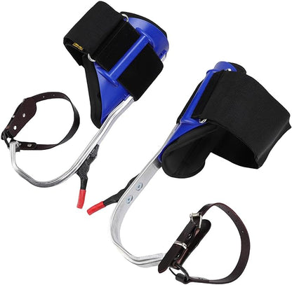 Tree Climbing Spikes Kit Aluminum Alloy Adjustable Tree Climbing Equipment with Anti Slip Pedal for