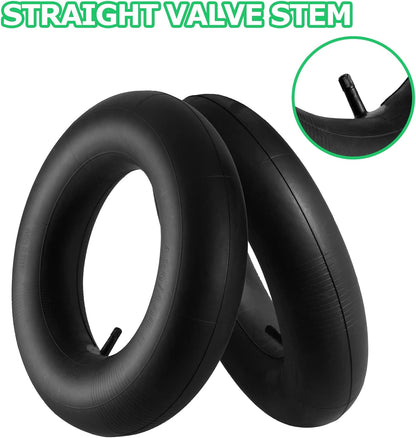 4.80/4.00-8" Inner Tube with Straight Valve Stem (2-Pack) - Heavy Duty Replacement Tire Tubes for