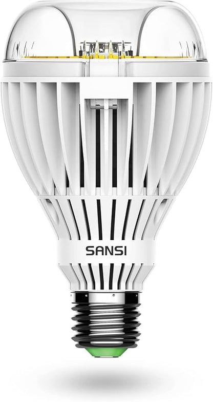 SANSI 350W Equivalent A21 LED Light Bulbs, 5500 Lumens 5000K Daylight Light Bulbs, Non-Dimmable E26