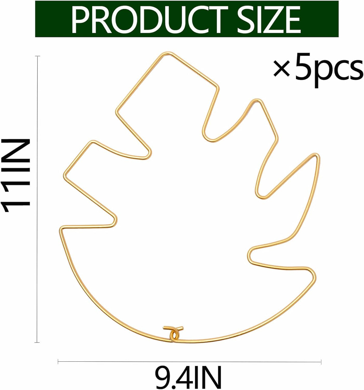 5PCS 11 * 9.4 Inch Monstera Plant Support Stem - Premium Adjustable Leaf Holder & Fishbone Cactus