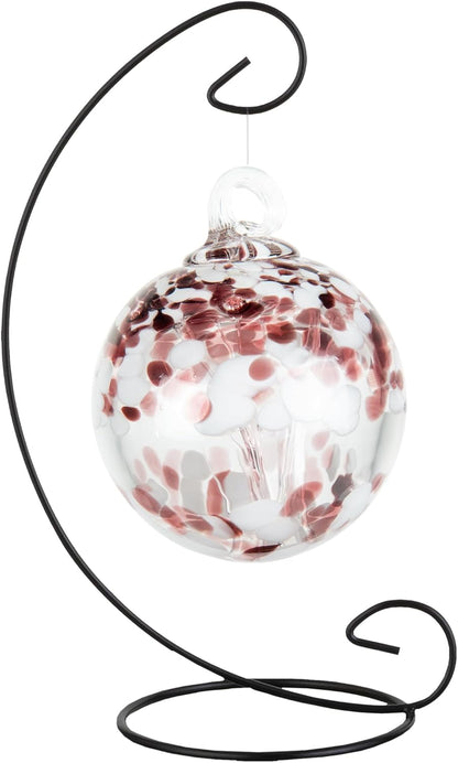 Dale Tiffany AC24027-D4 Rainbow Tree of Life Hand Blown Art Glass Ornament Witch Globe Gazing Ball