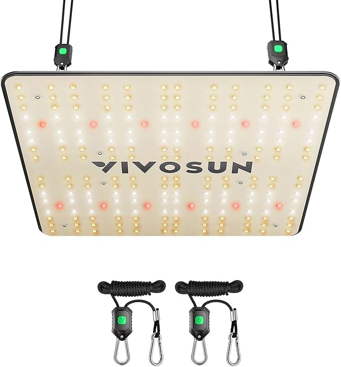 VIVOSUN VS1000 LED Grow Light with Full Spectrum Diodes & Sosen Driver Dimmable Lights Sunlike for