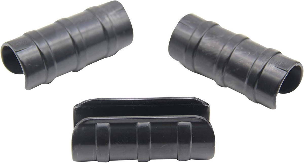 Garden Buildings Tube Clip 1.26 inch Black Greenhouse Clips Greenhouse Frame Pipe Tube Film Clip