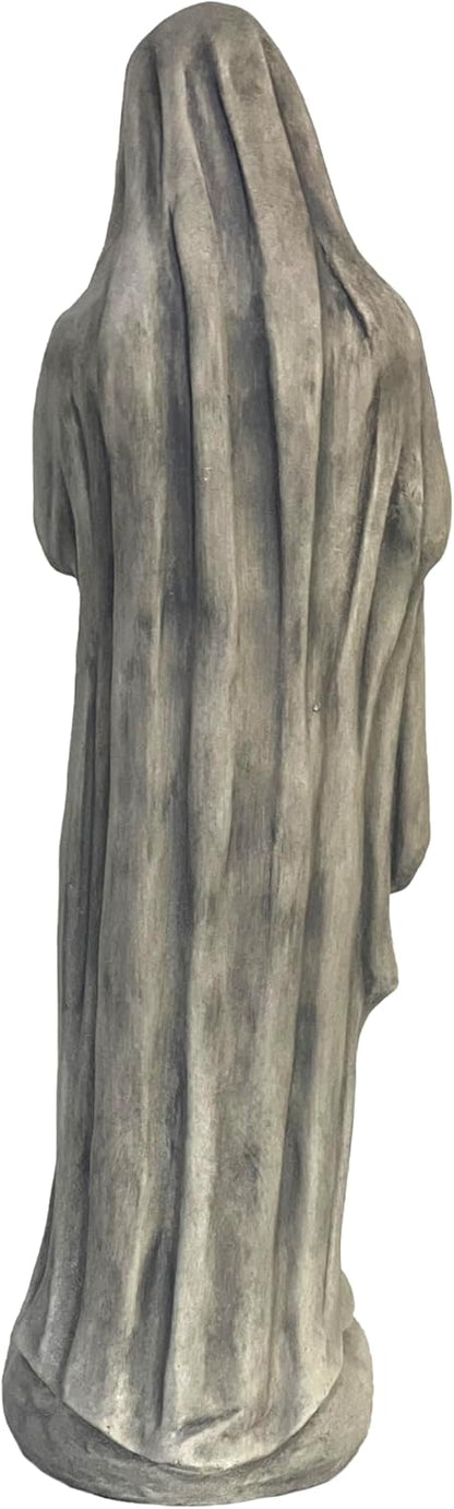 Galt International Virgin Mary Praying Blessed Mother Garden Statue 32" Religious Resin Statue Holy