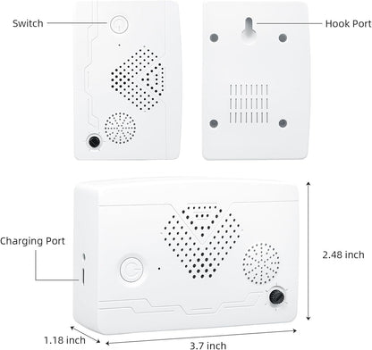 Ultrasonic Bat Devices for Attic: 4PCS Bat Removal Device for Garage, Indoor Outdoor Use - Humane