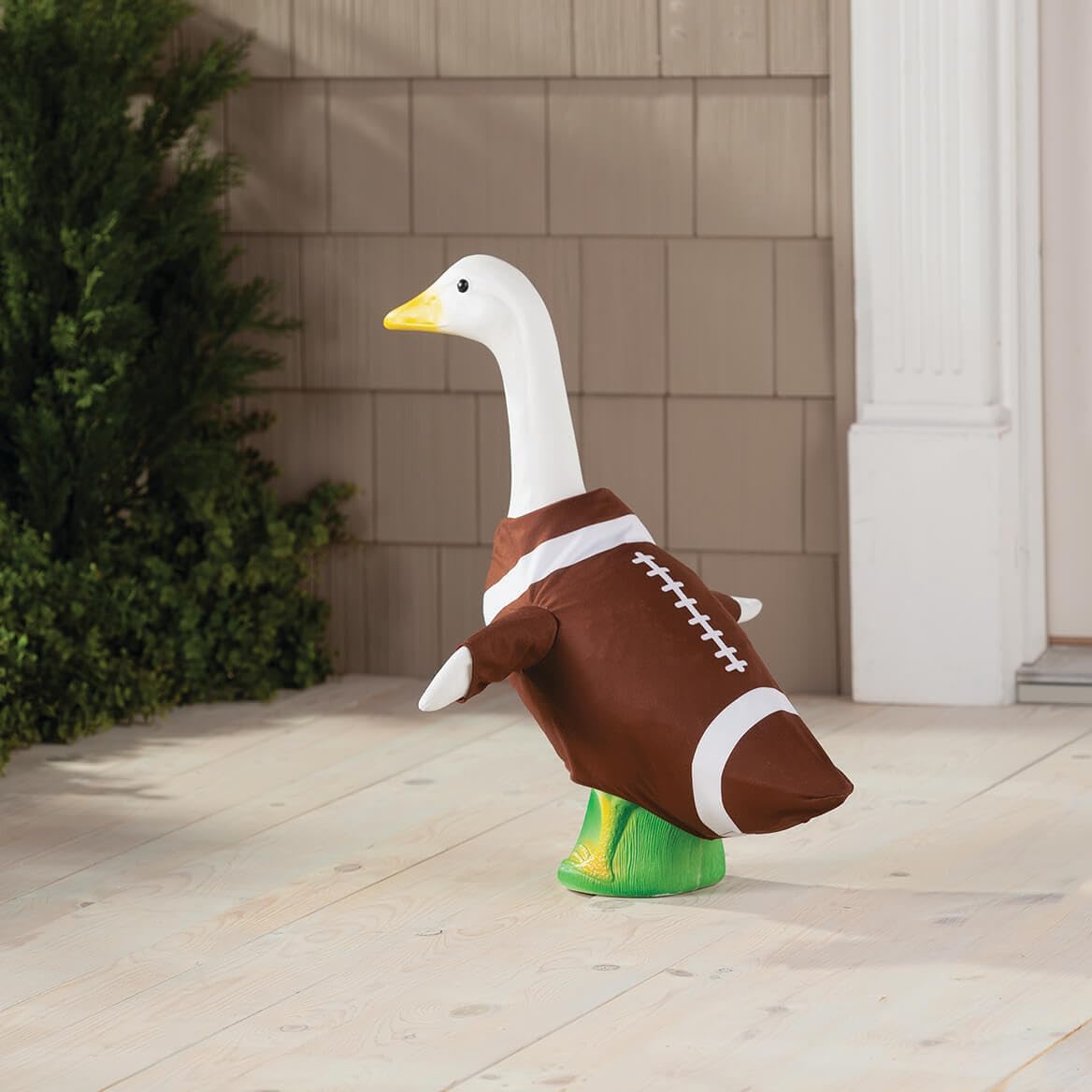 Fox Valley Traders Gaggleville Football Goose Outfit, Fits Large 23" H Statue