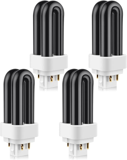 PACETAP 4 Pack 41050 7W Replacement Bulbs for Dynatrap DT1050 DT1100 DT1250, 1/2 Acre Replacement