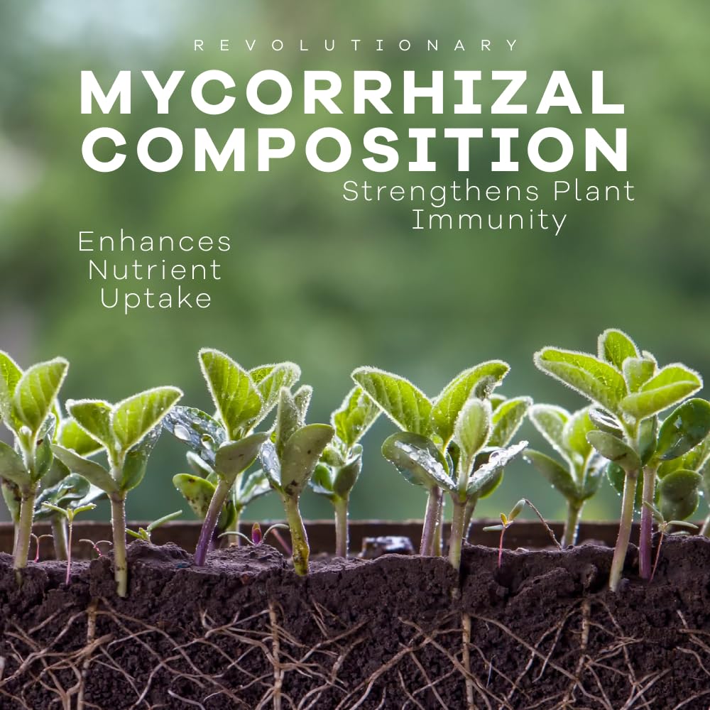 DYNOMYCO Granular Mycorrhizal Fungi Inoculant, 200g / 7oz – Boosts Root Growth, Yields & Nutrient