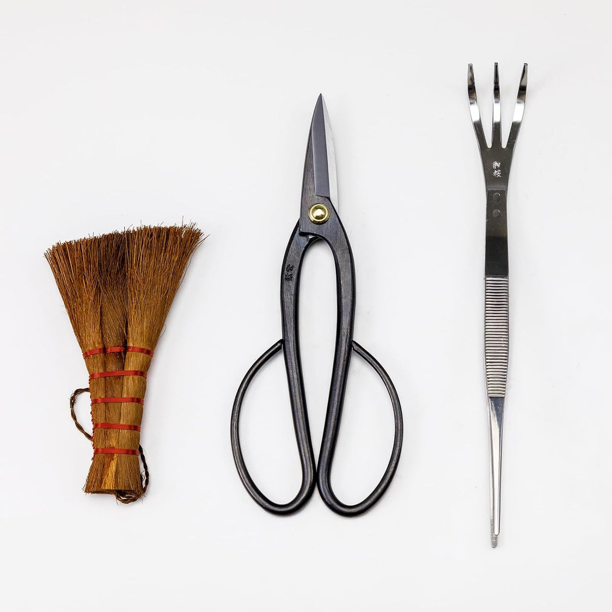 Wazakura Japanese Bonsai Garden 3PCS Tool Starter Kit, Made in Japan, Ashinaga Bonsai Scissors