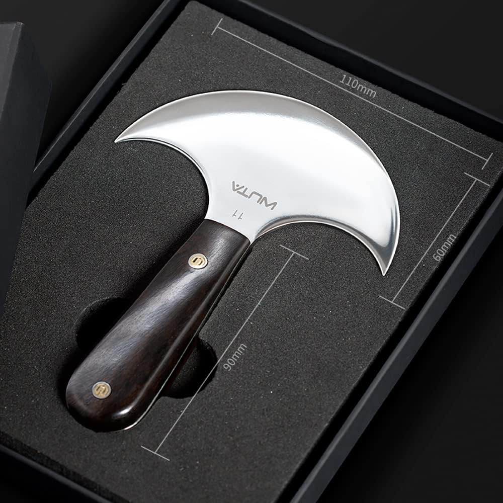 WUTA Leather Cutting Knife Ultra Sharp Round Head Craft Skiving Cutting Tools Round Leathercraft