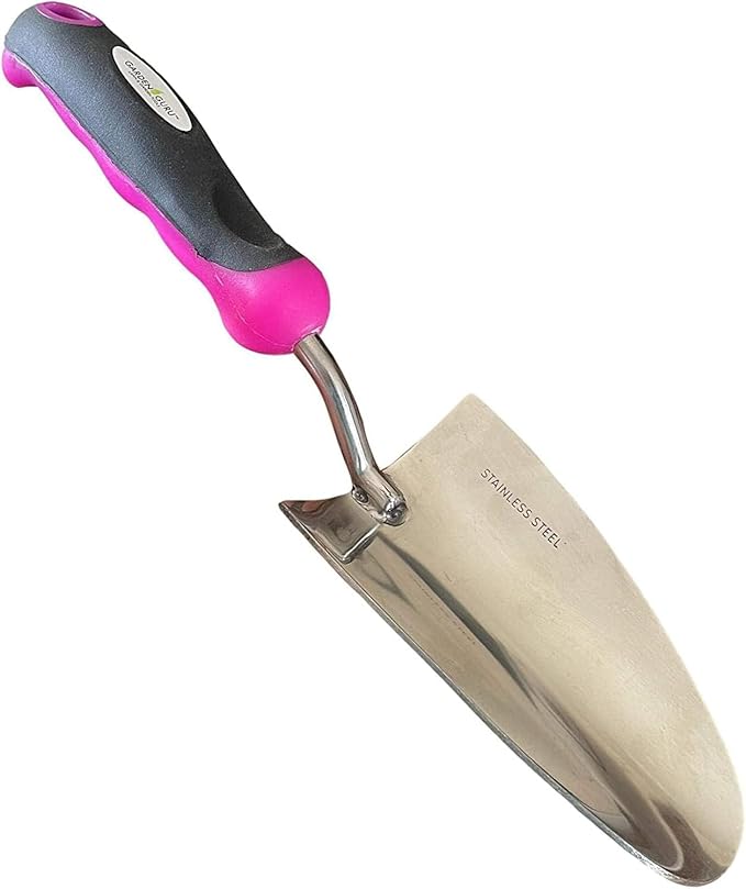 Garden Guru Super Strong Garden Trowel Hand Shovel - Stainless Steel - Rust Resistant - Ergonomic