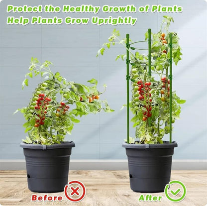 5 Packs Tomato Cages for Garden Cherry Tomato Cage Plant Support Structures, Vegetables Climbing
